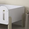 Lola White and Pale Wood Kids Bed