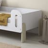 Lola White and Pale Wood Kids Bed