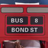 London Bus Red Wooden Kids Theme Bunk Bed