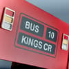 London Bus Kings Cross Red Wooden Bunk Bed