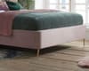 Lottie Pink Fabric Ottoman Bed Frame