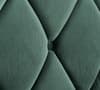 Loxley Green Velvet Fabric Ottoman Storage Bed