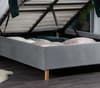 Loxley Grey Ottoman Bed with Eclipse Pocket Mattress Included