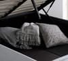Loxley Grey Velvet Fabric Ottoman Storage Bed
