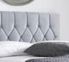 Loxley Grey Velvet Bed