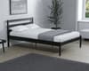 Luka Black Wooden Bed