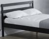 Luka Black Wooden Bed