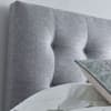 Lumley Light Grey Fabric Ottoman Bed Frame
