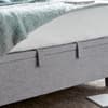 Lumley Light Grey Fabric Ottoman Bed Frame