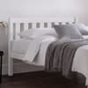 Luna White Wooden Bed Frame