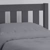 Luna Dark Grey Wooden Bed