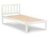 Luna White Wooden Bed