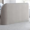 Luther Warm Stone Velvet Ottoman Electric Media TV Bed