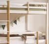 Lydia White Wooden 3 Tier Triple Sleeper Bunk Bed