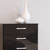 Lynx 5 Drawer Chest Black