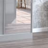 Lynx Grey 2 Door Sliding Wardrobe with Mirror