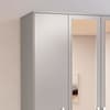 Lynx Grey 4 Door 2 Drawer Wardrobe with Mirror