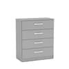 Lynx Grey 4 Drawer Chest