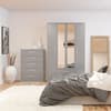 Lynx Grey 5 Drawer Chest