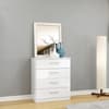 Lynx 4 Drawer Chest White