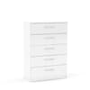 Lynx 5 Drawer Chest White