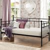 Lyon Black Metal Guest Day Bed - 3ft Single