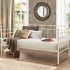 Lyon Cream Metal Guest Day Bed - 3ft Single