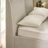 Maddock Beige Fabric Ottoman Storage Bed