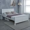 Madrid White Wooden Bed Frame