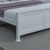 Madrid White Wooden Bed Frame