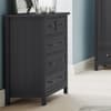 Maine Anthracite 3+2  Drawer Wooden Chest