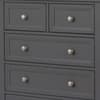 Maine Anthracite 3+2  Drawer Wooden Chest