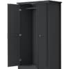 Maine Anthracite 2 Door Wooden Combination Wardrobe