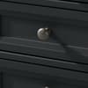 Maine Anthracite 3 Drawer Wooden Bedside Table