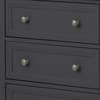 Maine Anthracite 6 Drawer Wooden Wide Chest