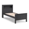 Maine Anthracite Wooden Bookcase Bed 