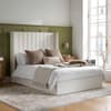 Maisey Natural Fabric Ottoman Storage Bed