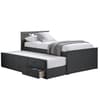 Maisie Anthracite Wooden Guest Bed Frame
