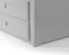 Maisie Light Grey Wooden Guest Bed Frame