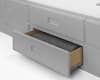 Maisie Light Grey Wooden Guest Bed Frame