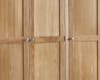 Mallory Oak Wooden 3 Door Wardrobe