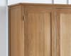 Mallory Oak Wooden 3 Door Wardrobe