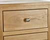 Mallory Oak Wooden 3 Drawer Bedside Table