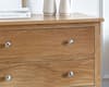 Mallory Oak Wooden 4 Drawer Chest