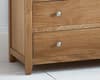 Mallory Oak Wooden 4 Drawer Chest