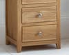 Mallory Oak Wooden 7 Drawer Narrow Chest