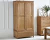 Mallory Oak Wooden Combination Wardrobe