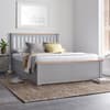 Malmo Grey Wooden Ottoman Bed - 4ft6 Double