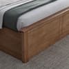 Malmo Oak Wooden Ottoman Bed