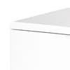 Manhattan Gloss White 2 Drawer Bedside Table